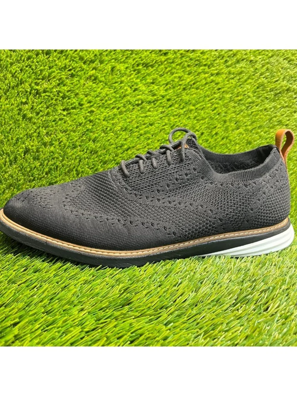 Cole Haan Grandevolution Stitchlite Mens Size 11.5 Black Casual Oxford Shoes